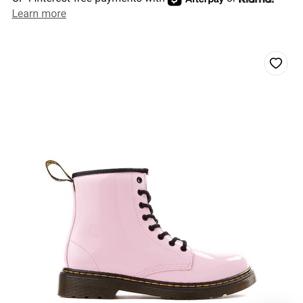 Dr. Martens Kids Pink Boots